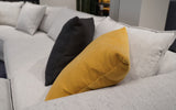 Throw pillow available | Fabric | Aquilo Modern Motion Sectional Sofa with Ottoman | Mofit Home Furniture