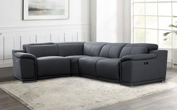 Genoa 4pcs Modern Motion Reclining Sectional Sofa