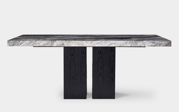 Noir Elegance Rectangle Dining Table