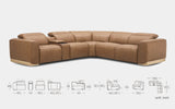 Prunus Modern Motion Reclining Sectional