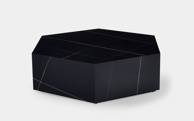 Caspian Sintered Stone Hexagon Coffee Table