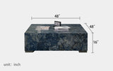 Evander Sintered Stone Square Coffee Table