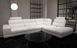 Grecale Modern Motion Sectional Sofa with Adjustable Headrests