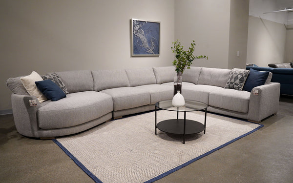 Garofani Modern Motion Sectional Sofa with Chaise