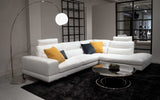 Grecale Modern Motion Sectional Sofa with Adjustable Headrests