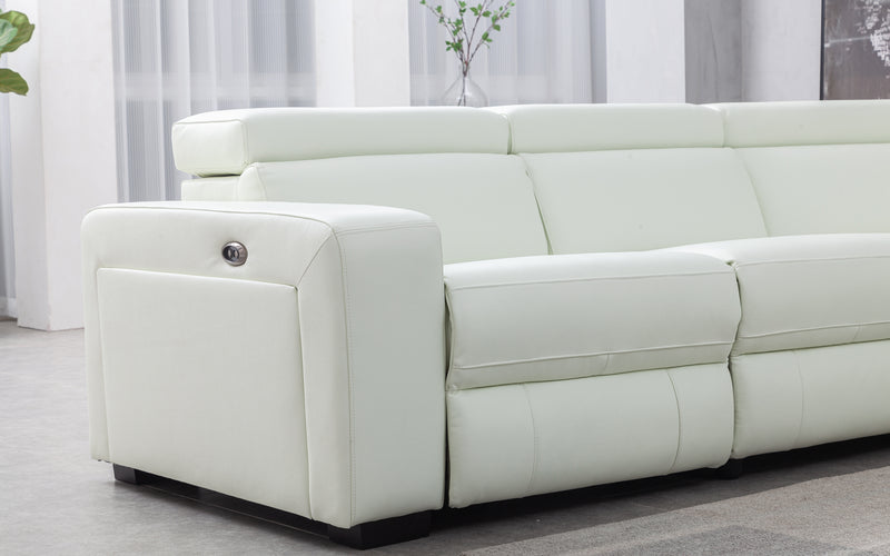 Peonia 5pc Small Modern Motion Reclining Sectional