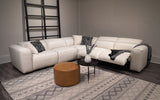 Rosabella Modern Leather Reclining Sectional