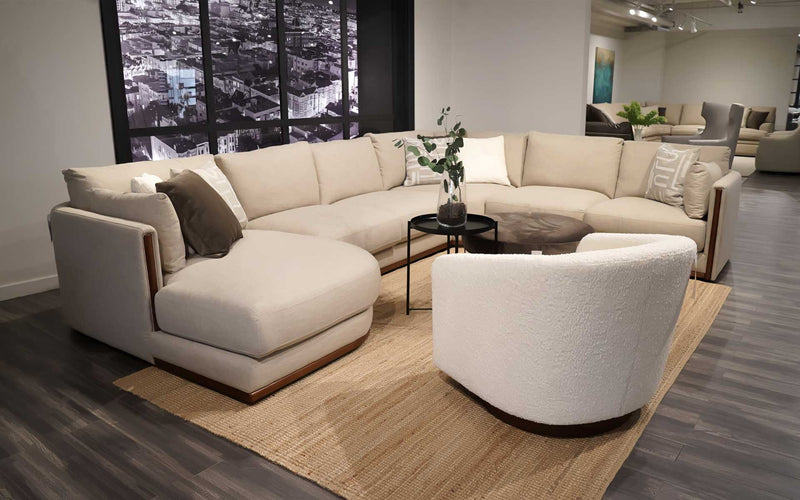 Solanus Modern Motion Sectional Sofa