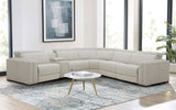 Narciso 6pc Modern Motion L Shape Reclining Sectional